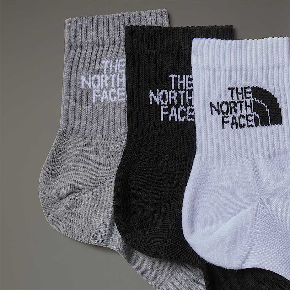 Multi Sport gepolsterte 1/4-lange Socken