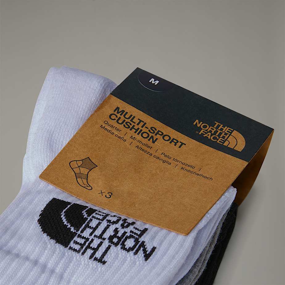 Multi Sport gepolsterte 1/4-lange Socken