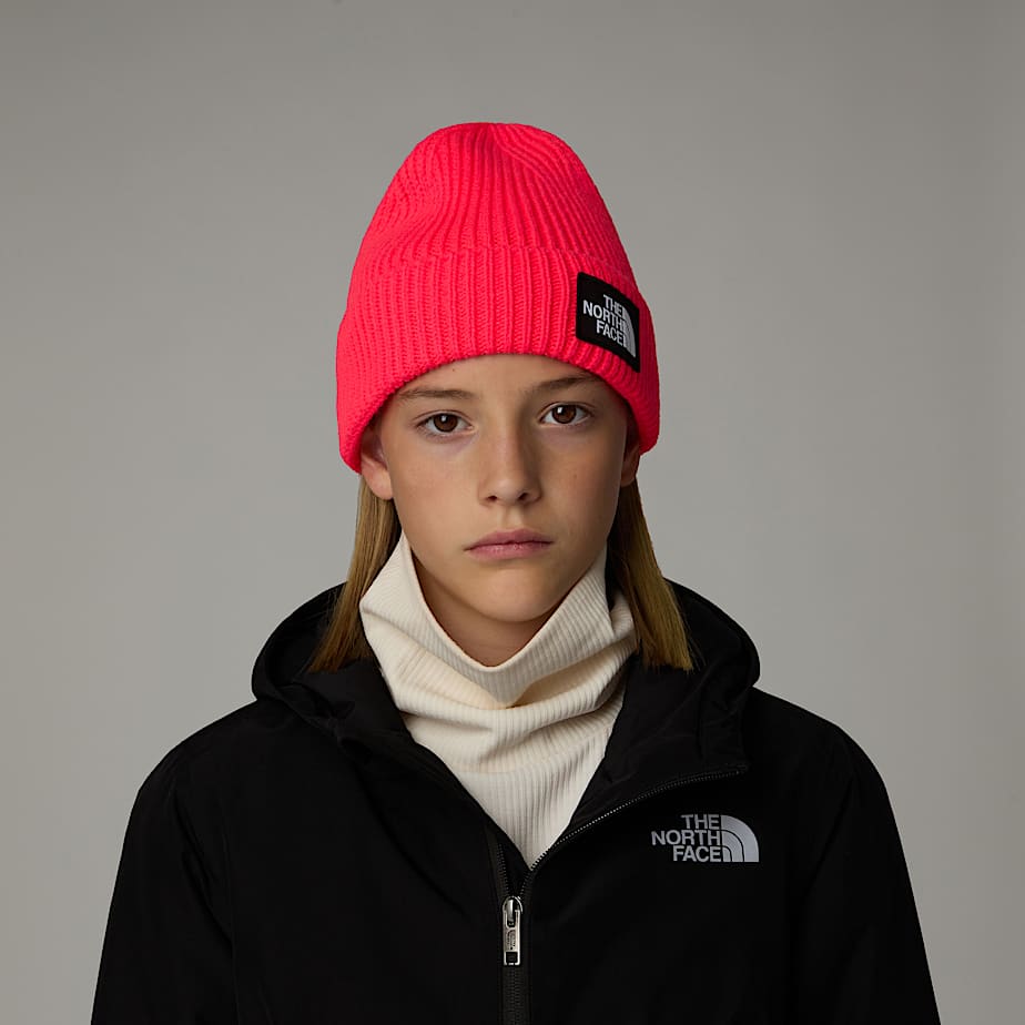 Kids' TNF Box Logo Cuffed Beanie - 2