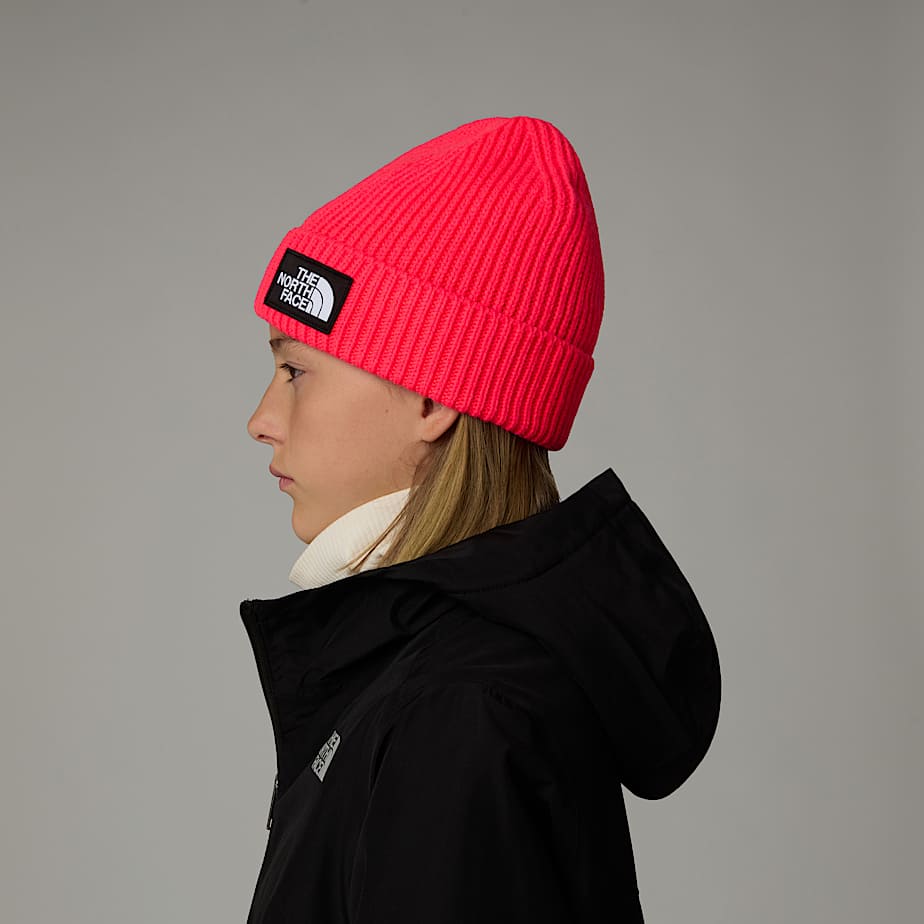 Kids' TNF Box Logo Cuffed Beanie - 4