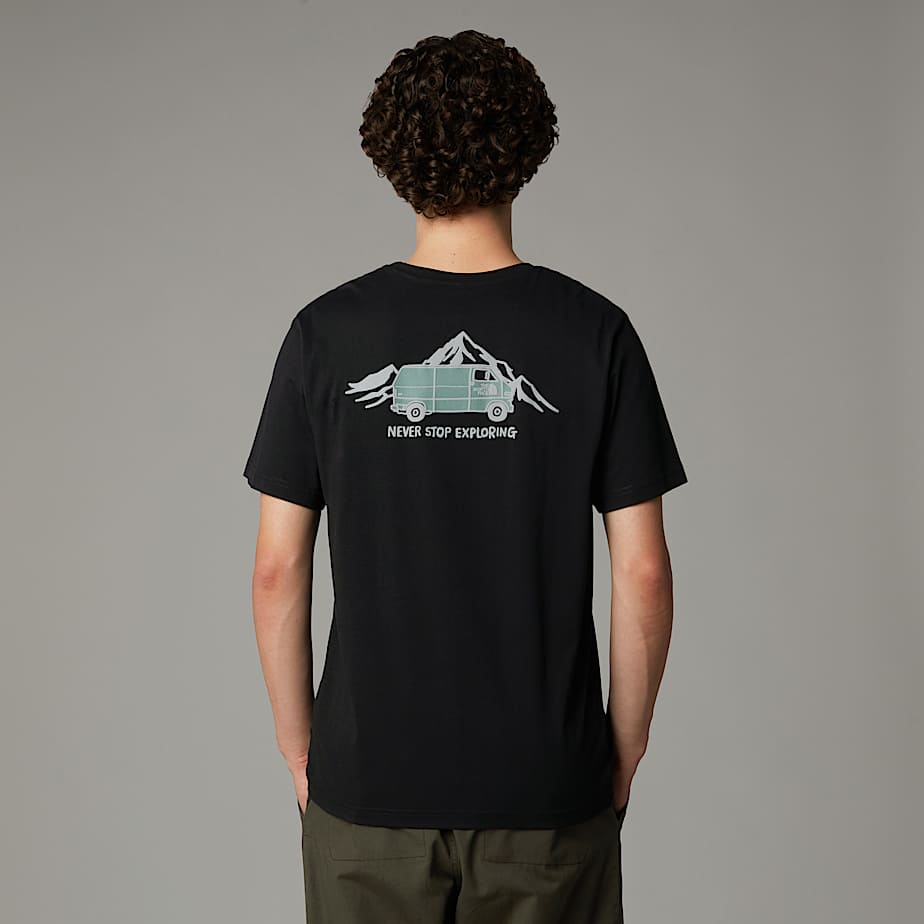 The North Face Outdoor Graphic T-shirt Für Herren Tnf Black Größe XS male