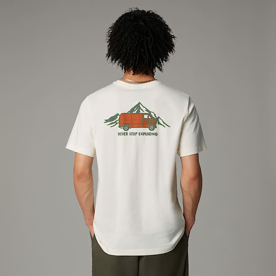 Camiseta con estampado gráfico Outdoor para hombre