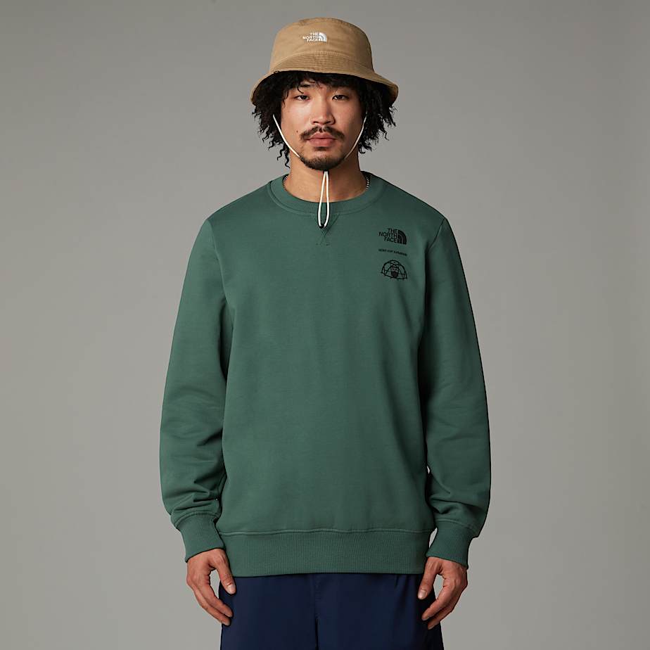 Sudadera con estampado gráfico Outdoor para hombre