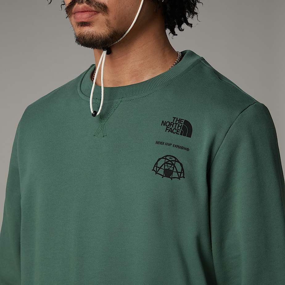 Sudadera con estampado gráfico Outdoor para hombre