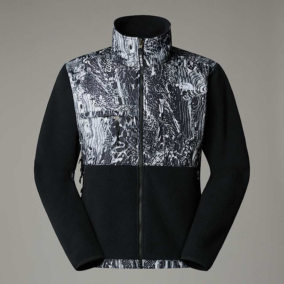 The North Face Retro Denali Jacke Für Herren Tnf Black-tnf Black Wood Snake Print Größe XL male