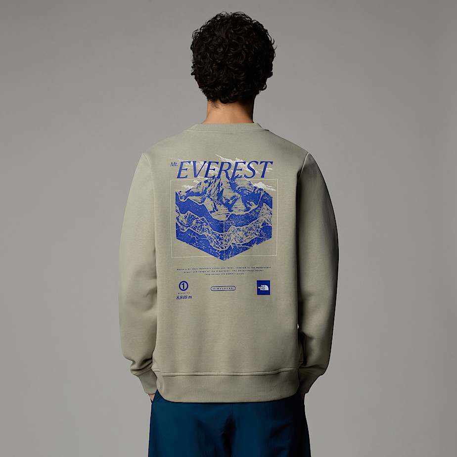 Topographic sweatshirt til herrer - 1