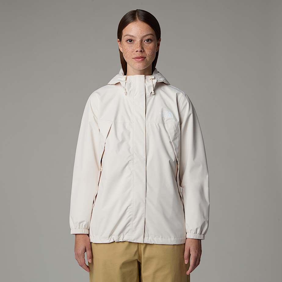 The North Face Antora Regenjacke Für Damen White Dune Größe XXL female