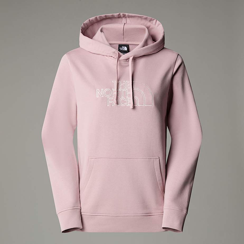 The North Face Drew Peak Light Kapuzenpulli Für Damen Metal Pink-white Dune Größe S female