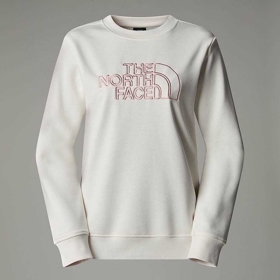 The North Face Drew Peak Light Sweatshirt Für Damen White Dune-metal Pink Größe XS female
