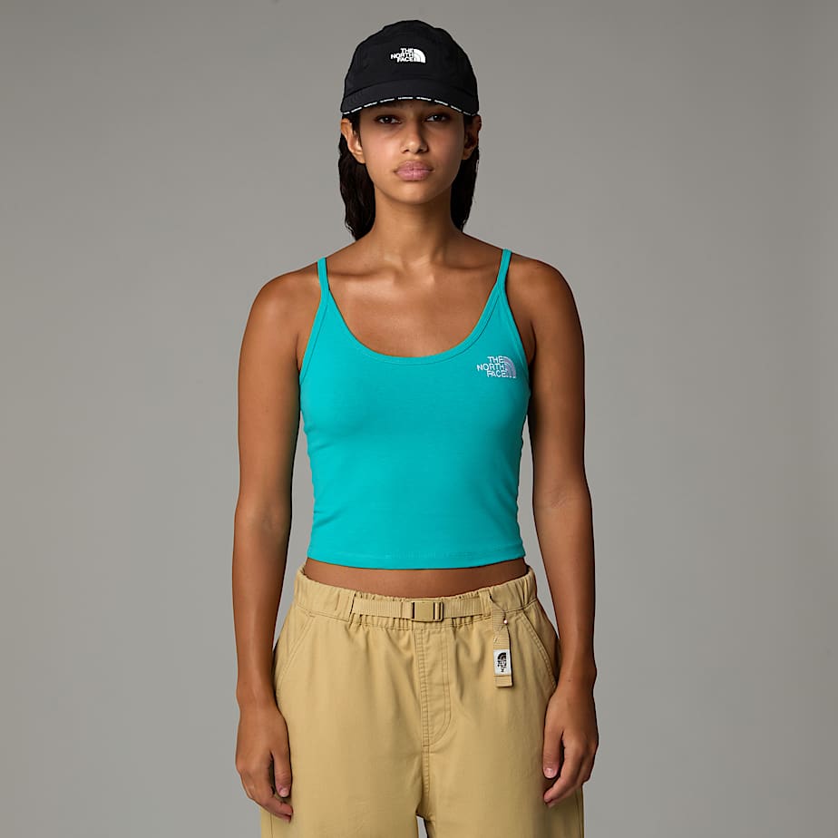 The North Face Kurzgeschnittenes Tank Top Für Damen Vistula Blue Größe L female