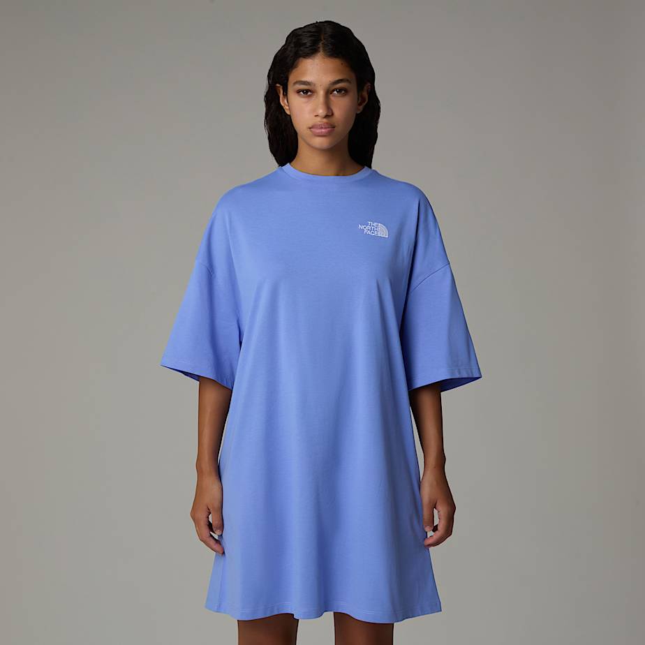 The North Face Simple Dome T-shirt-kleid Für Damen Virtual Blue Größe S female