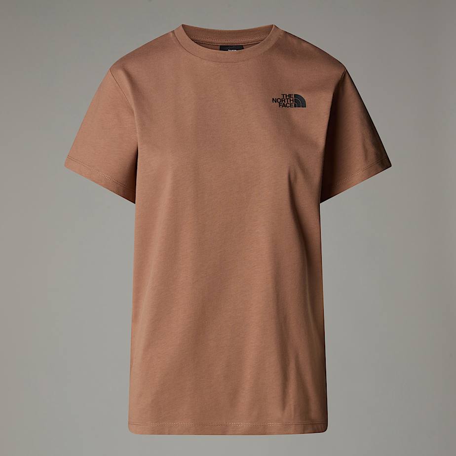 The North Face Redbox Relaxt Geschnittenes T-shirt Für Damen Latte-tnf White Größe M female