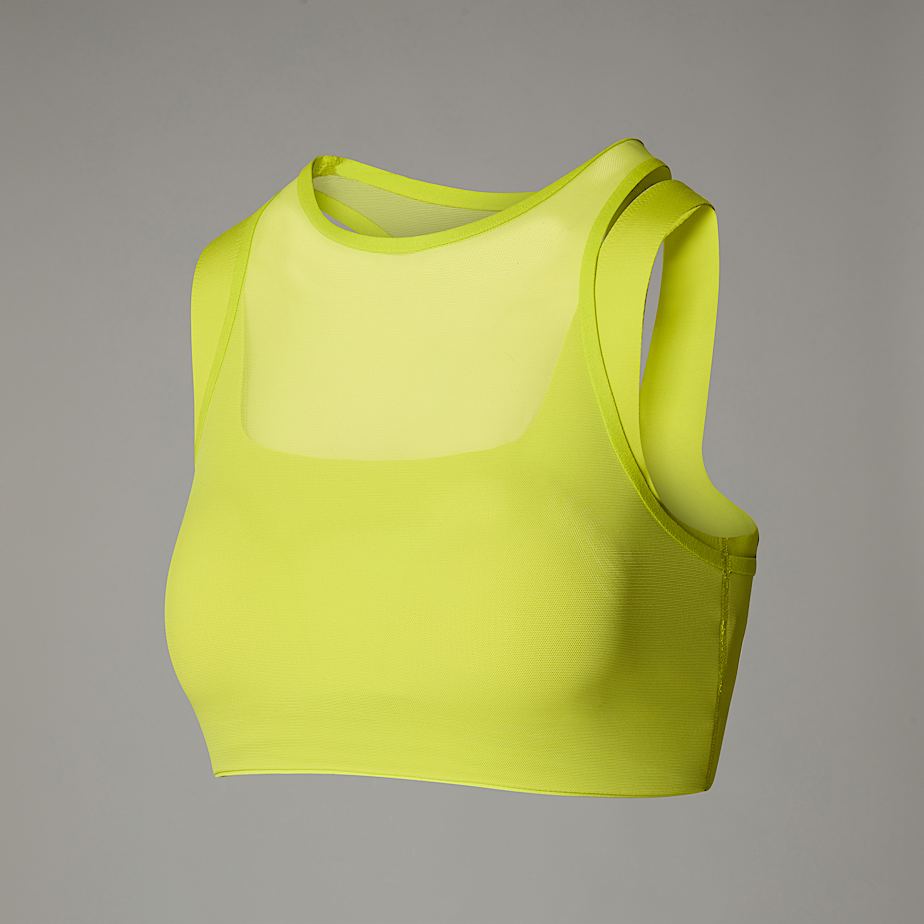 The North Face Refina Doppellagiger Bh Für Damen Sulphur Spring Green Größe L female