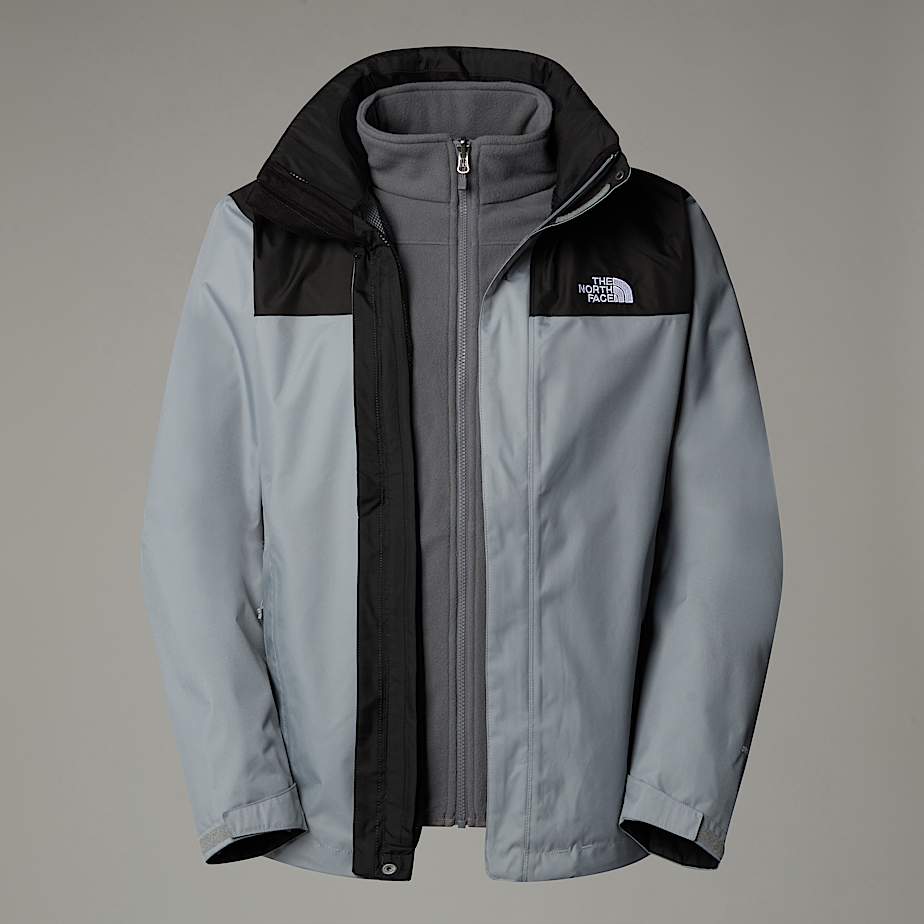 The North Face Evolve Ii Triclimate® 3-in-1 Jacke Für Herren Monument Grey-tnf Black Größe XXL male