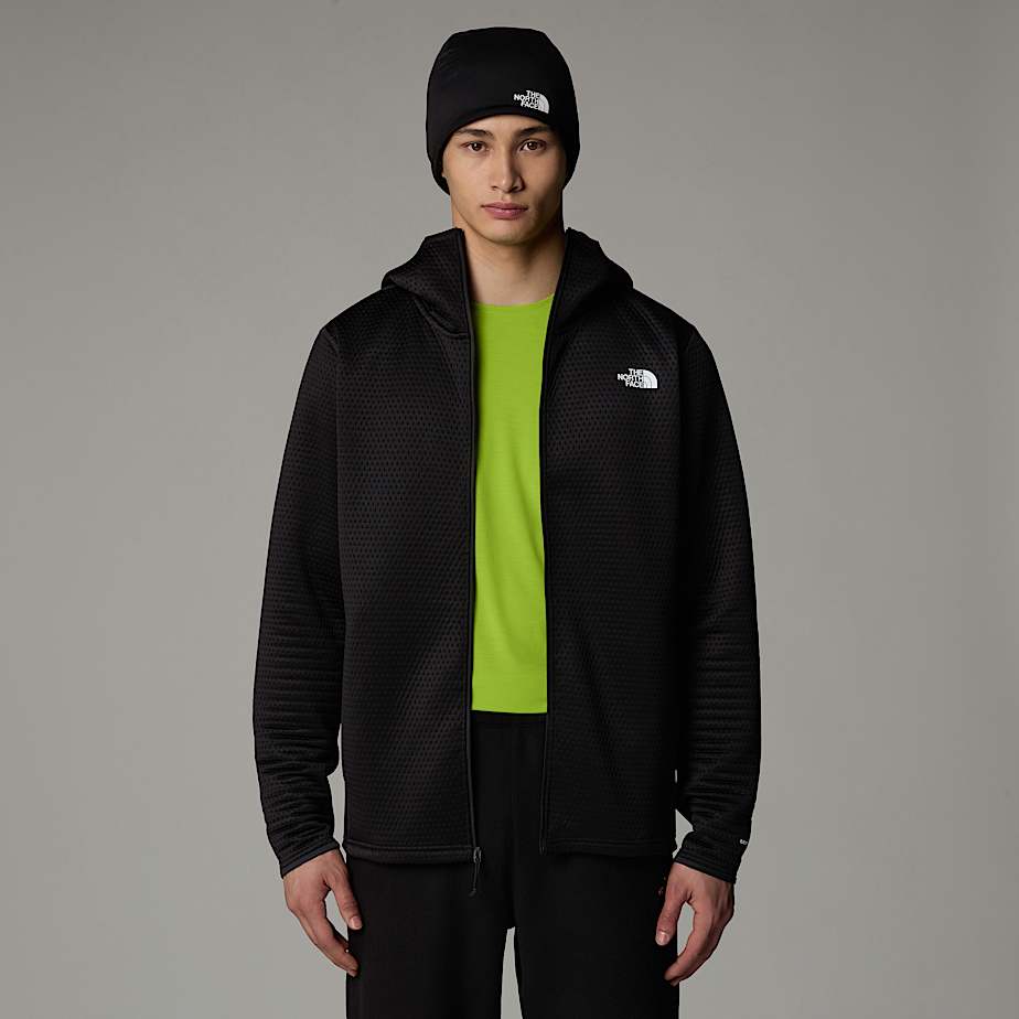 Men's Vertical Thermal Full-Zip Hooded Jacket