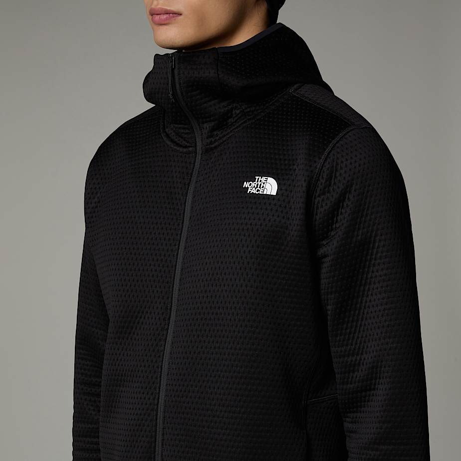 Men's Vertical Thermal Full-Zip Hooded Jacket
