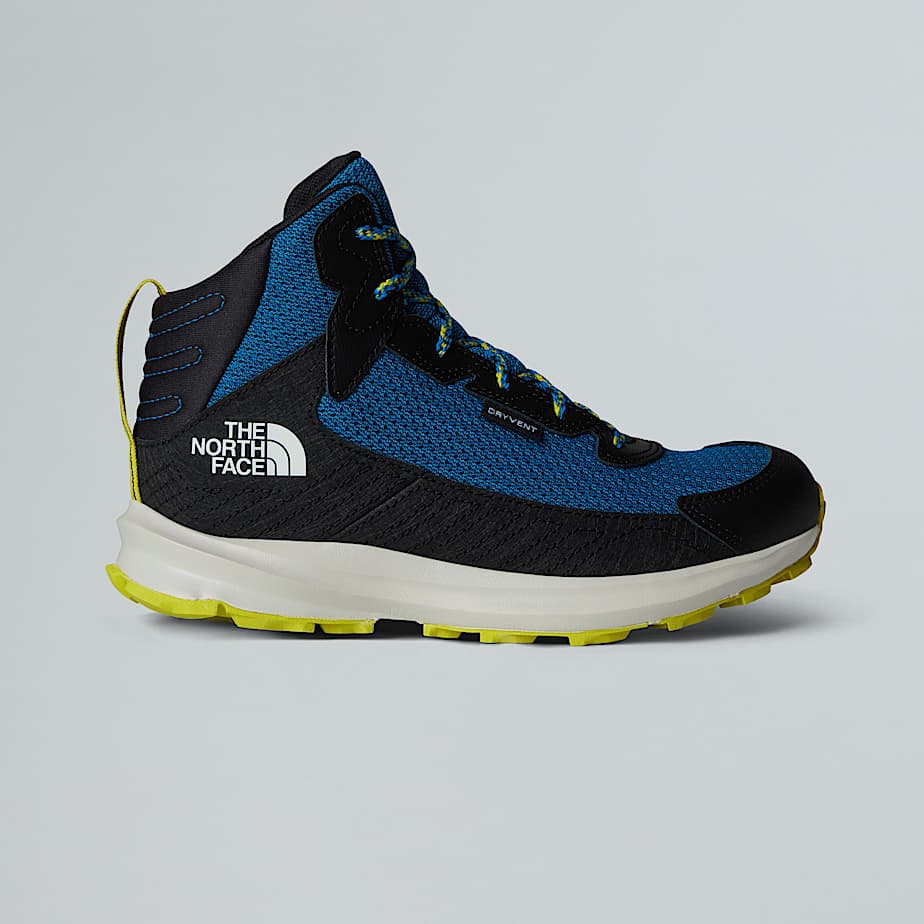 The North Face Fastpack Wasserdichte Mittelhohe Wanderstiefel Für Jugendliche Hero Blue-tnf Black Größe 32 male