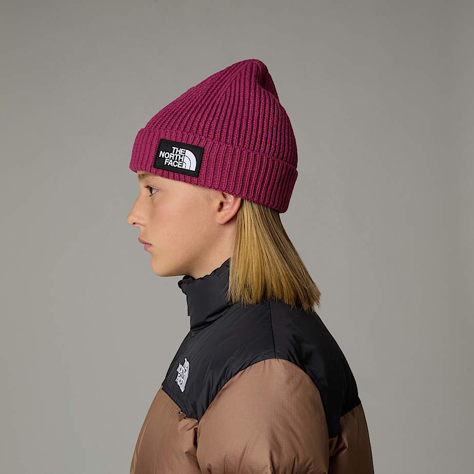 Bonnet à revers et logo TNF carré pour enfant - 4