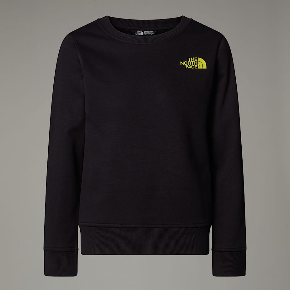 The North Face Redbox Sweatshirt Für Jugendliche Tnf Black-sulphur Spring Green Größe L male