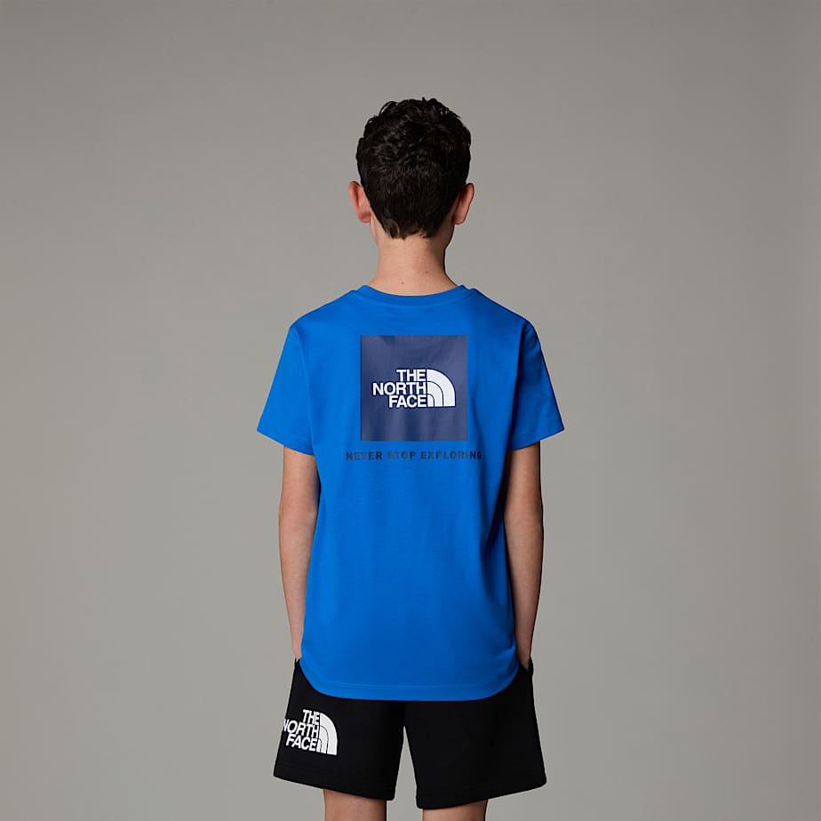 The North Face Redbox T-shirt Für Jungen Hero Blue-estate Blue Größe L male