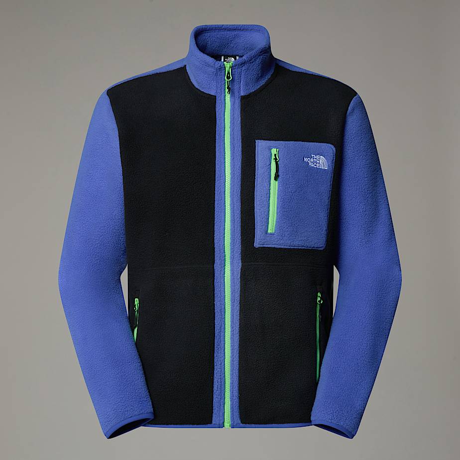The North Face Yumiori Fleecejacke Mit Durchgehendem Rv Für Herren Tnf Black-indigo Plum-meta Lime Größe S male