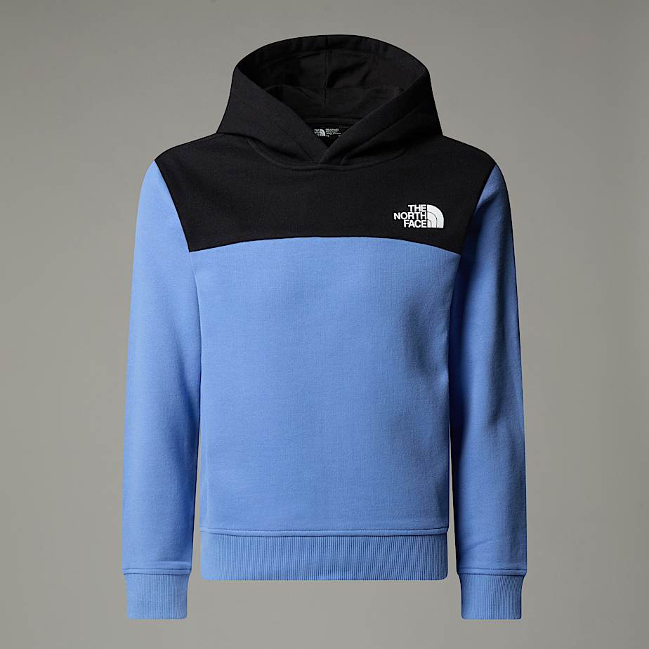 The North Face Back Logo Kapuzenpulli In Relaxter Passform Für Mädchen Virtual Blue Größe L female