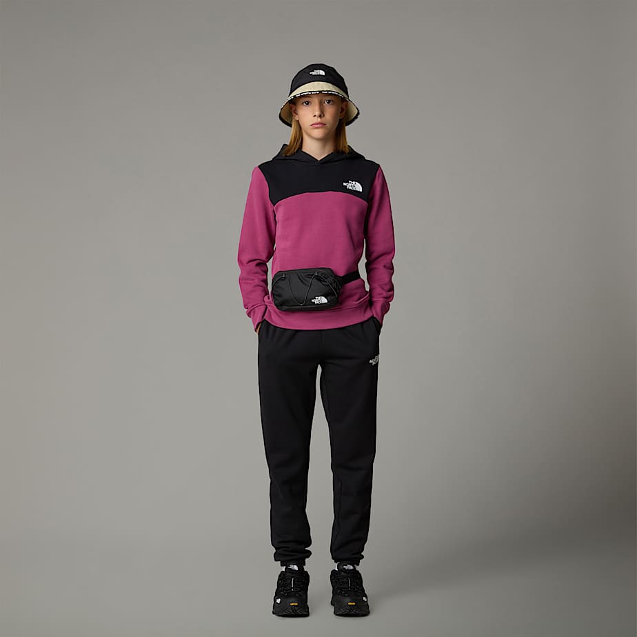 Girls' Back Logo Relaxed Hoodie