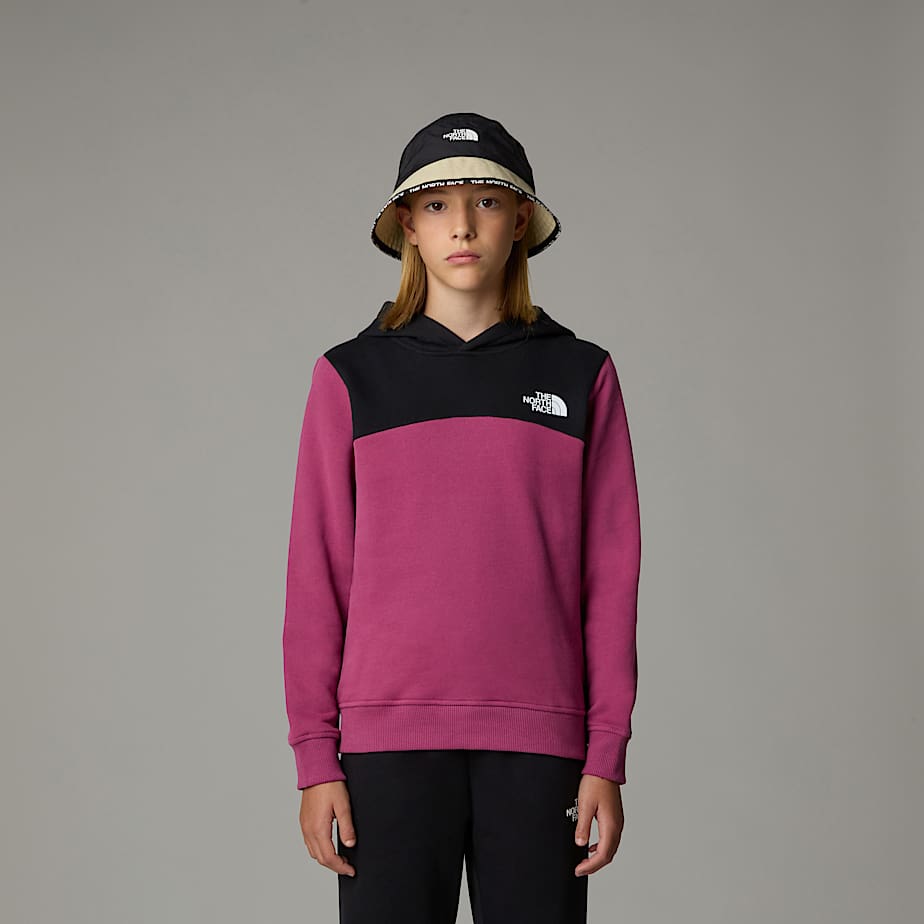 Girls' Back Logo Relaxed Hoodie