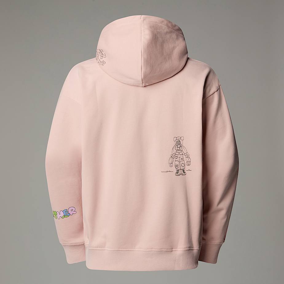 Bluza z kapturem unisex o kroju oversize Mountain Cleanup