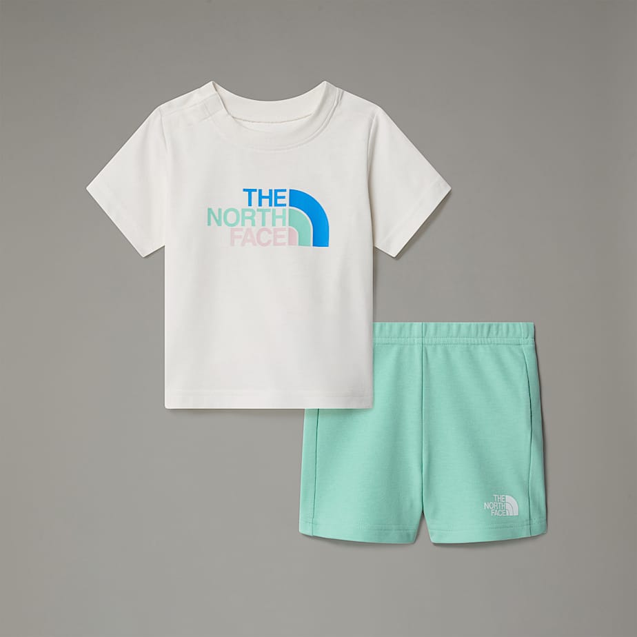 The North Face Summer Set Aus Baumwolle Für Babys White Dune-bright Foam Größe 0-3 Monate unisex
