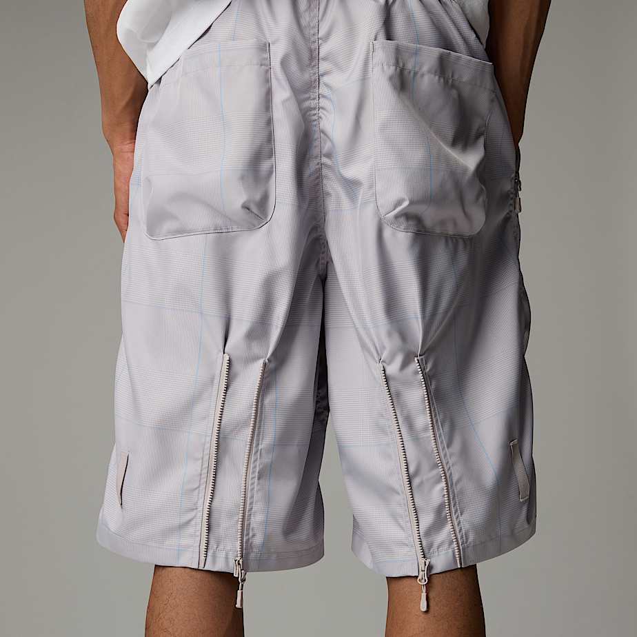 Short zippé à carreaux pour homme - 7