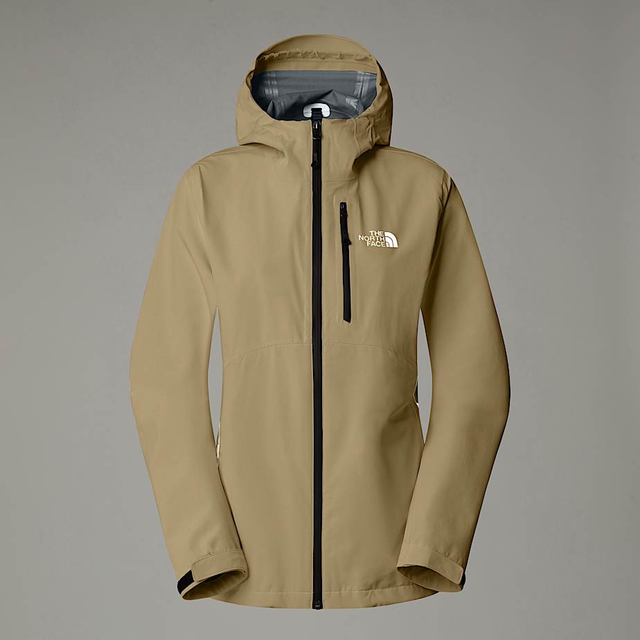 The North Face Mikeno Shelljacke Für Damen Khaki Stone-gravel-tnf Black Größe L female
