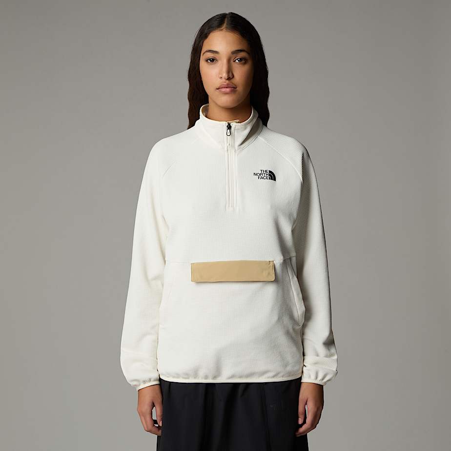 The North Face Kecha Klein Verpackbarer Anorak Für Damen White Dune Größe XXL female