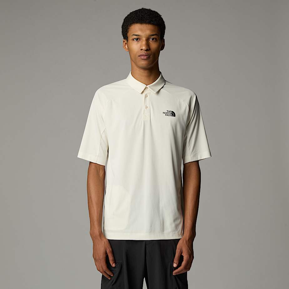 The North Face Lightrange™ Klein Verstaubares Polo-shirt Für Herren White Dune Größe S male