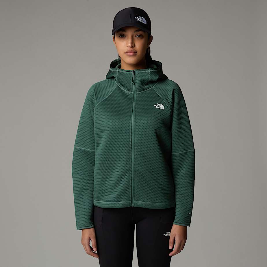 Women's Vertical Thermal Full-Zip Hooded Jacket - 5
