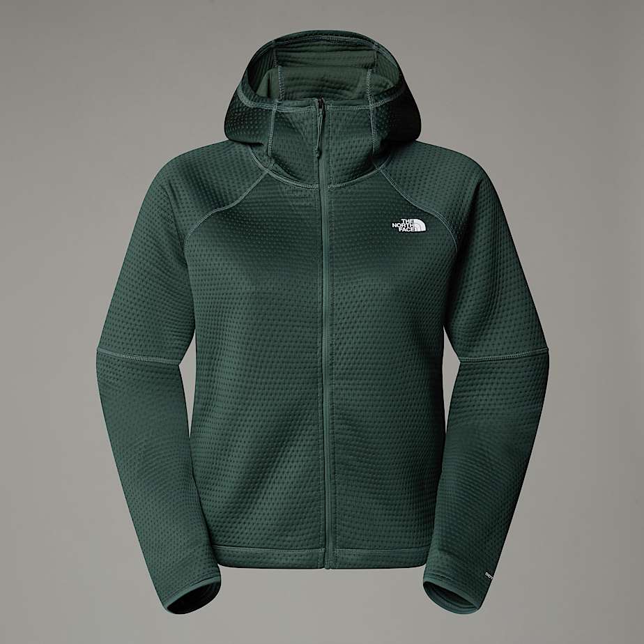 Women's Vertical Thermal Full-Zip Hooded Jacket - 1