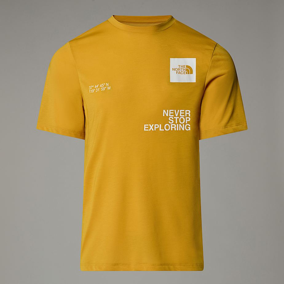 T-shirt Foundation Mountain Coordinates da uomo