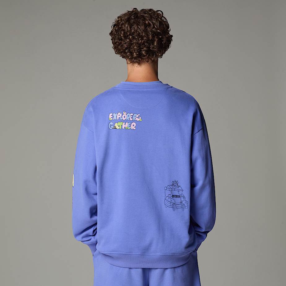 Bluza unisex o kroju oversize Mountain Cleanup