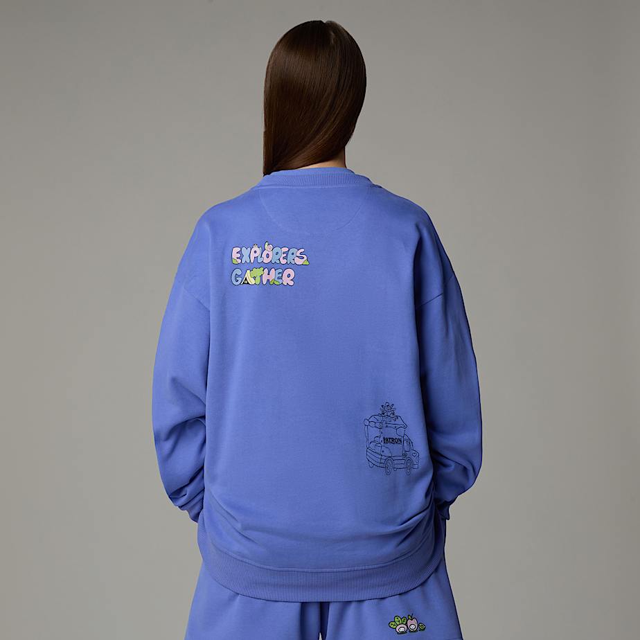 Bluza unisex o kroju oversize Mountain Cleanup