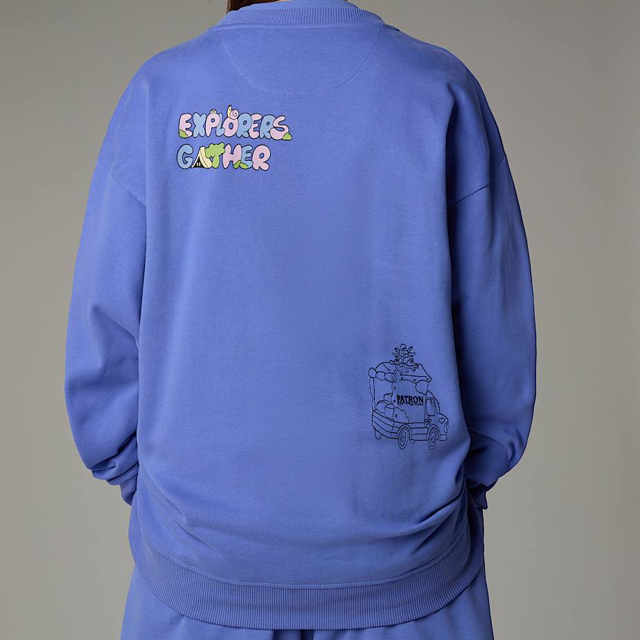 Bluza unisex o kroju oversize Mountain Cleanup