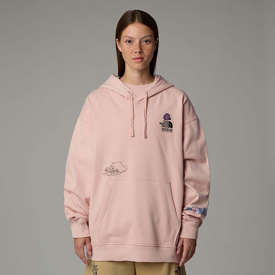 Bluza z kapturem unisex o kroju oversize Mountain Cleanup