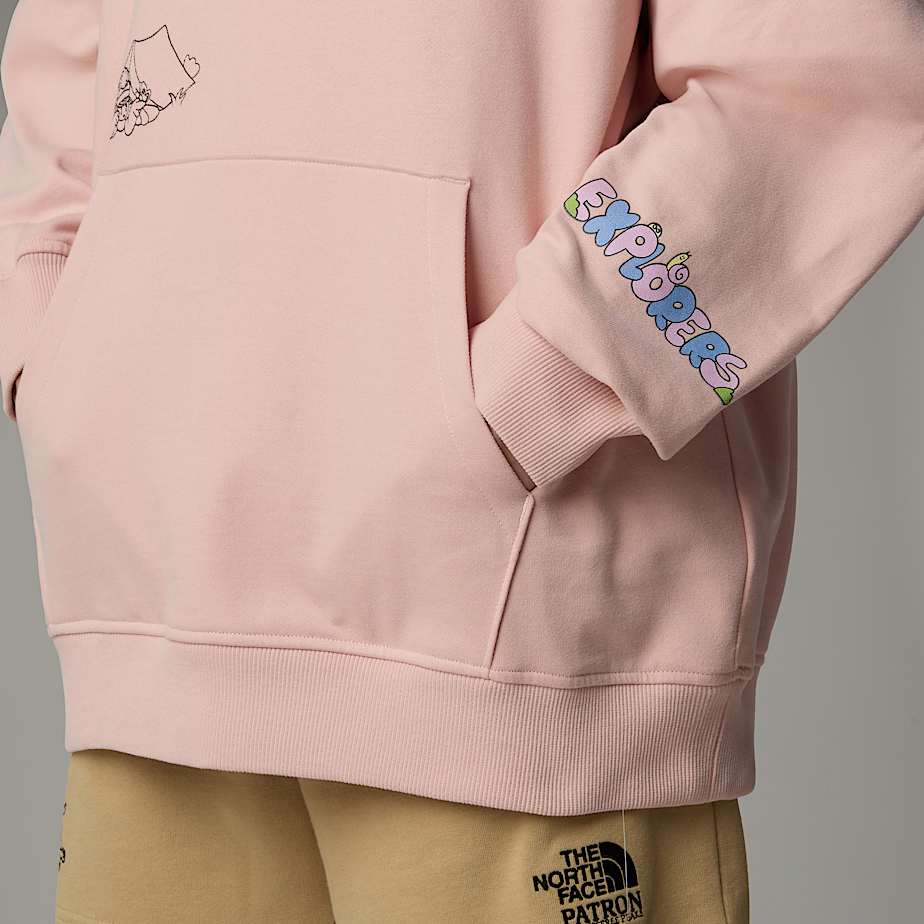 Bluza z kapturem unisex o kroju oversize Mountain Cleanup