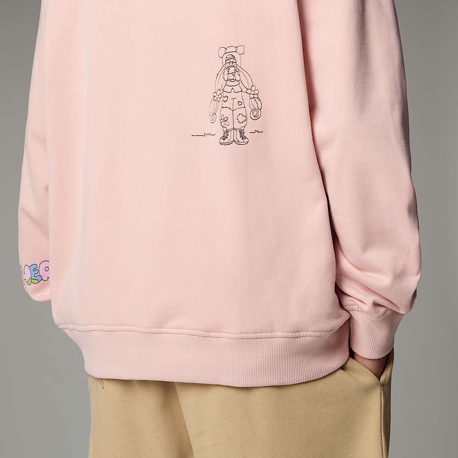 Bluza z kapturem unisex o kroju oversize Mountain Cleanup