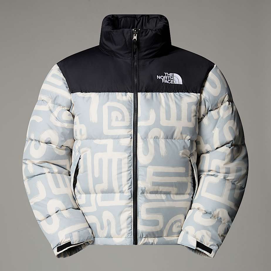 The North Face 1996 Retro Nuptse Jacke Für Herren High Rise Grey Lunar Snake Print-tnf Black Größe S male