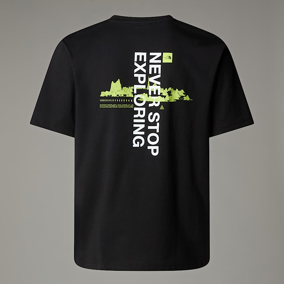 Men's Digital Mountain Range Relaxed T-Shirt - 2