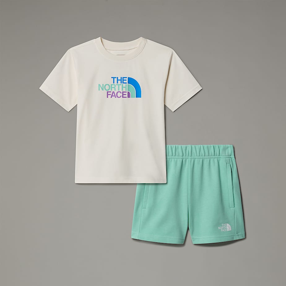 The North Face Summer Set Aus Baumwolle Für Kinder White Dune-bright Foam Größe 3 jahre unisex