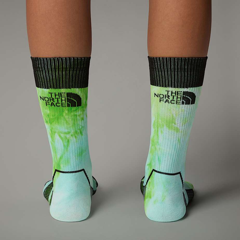 Trail Run Printed Crew Socks - 5