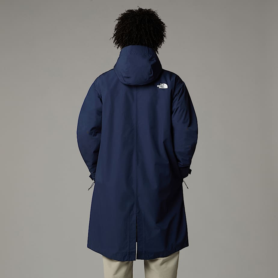 Mens long north face coat
