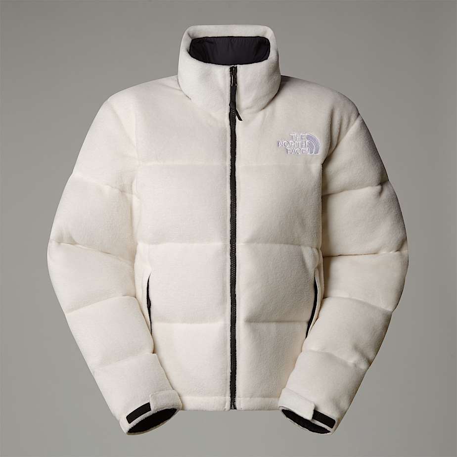 The North Face Polar Nuptse Jacke Für Damen White Dune Größe L female