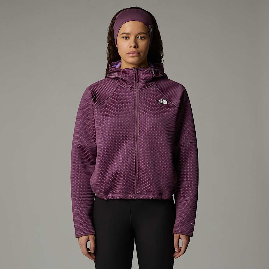 Women's Vertical Thermal Full-Zip Hooded Jacket - 3